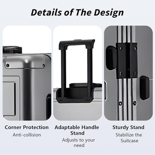 Simcat All Aluminum Carry On Luggage  20 Inch Hard Shell Zipperless Luggages Airline Approved Suitcase with TSA Lock and Silent Wheels  Black 20inch/56 5x21 5x39 5cm 