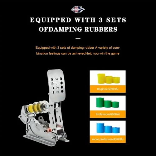 Simjack UT Sim Racing Pedals 200KG Load Cell Brake Pedal PC Racing Simulator Pedals Pressure Sensor HE Hydraulic Pedal  UT P3 H3 