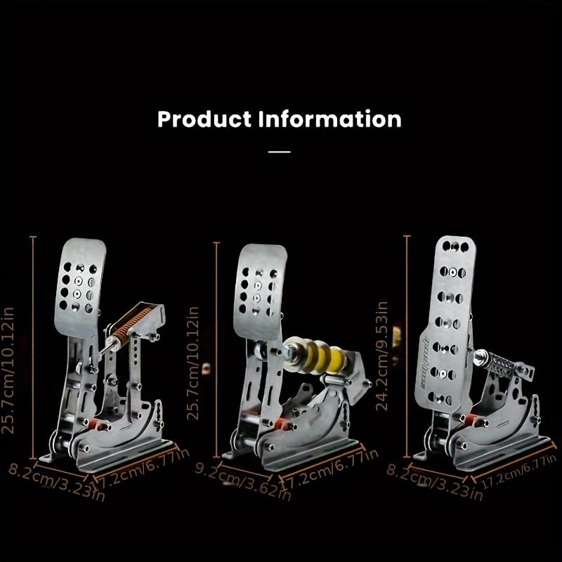Simjack UT Sim Racing Pedals 200KG Load Cell Brake Pedal PC Racing Simulator Pedals Pressure Sensor HE Hydraulic Pedal  UT P3 H3 