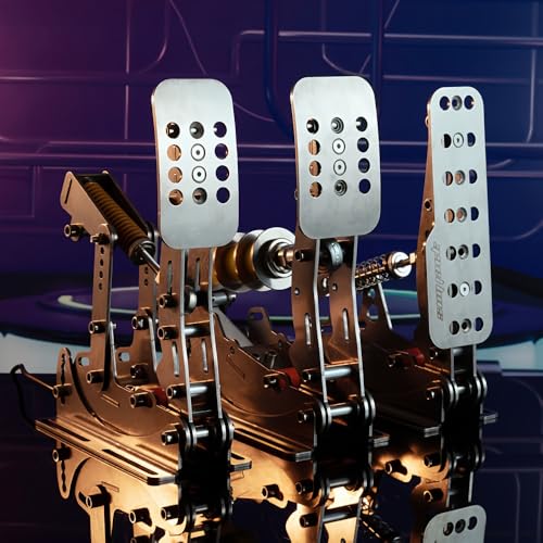 Simjack UT Sim Racing Pedals 200KG Load Cell Brake Pedal PC Racing Simulator Pedals Pressure Sensor HE Hydraulic Pedal  UT P3 H3 