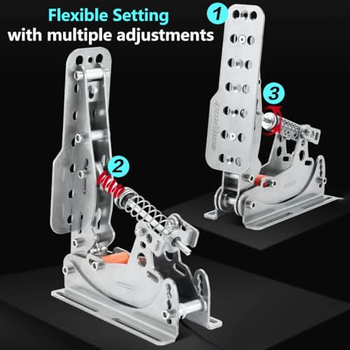 Simjack UT Sim Racing Pedals 200KG Load Cell Brake Pedal PC Racing Simulator Pedals Pressure Sensor HE Hydraulic Pedal  UT P2 H1 
