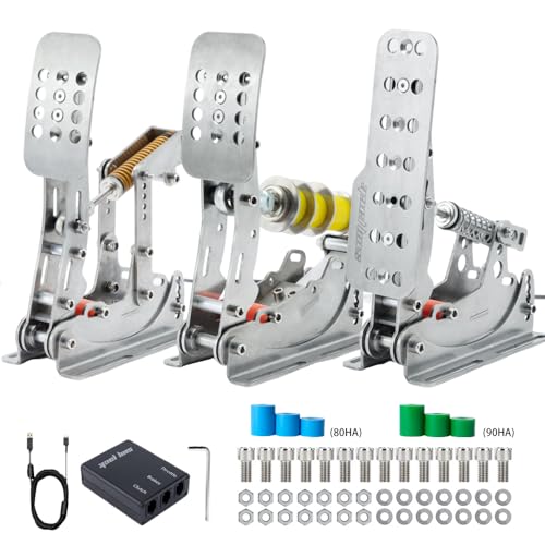 Simjack UT Sim Racing Pedals 200KG Load Cell Brake Pedal PC Racing Simulator Pedals Pressure Sensor HE Hydraulic Pedal  UT P2 H1 