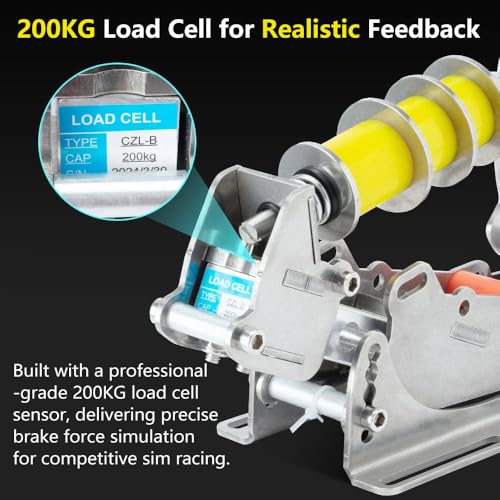 Simjack UT Sim Racing Pedals 200KG Load Cell Brake Pedal PC Racing Simulator Pedals Pressure Sensor HE Hydraulic Pedal  UT P2 H1 