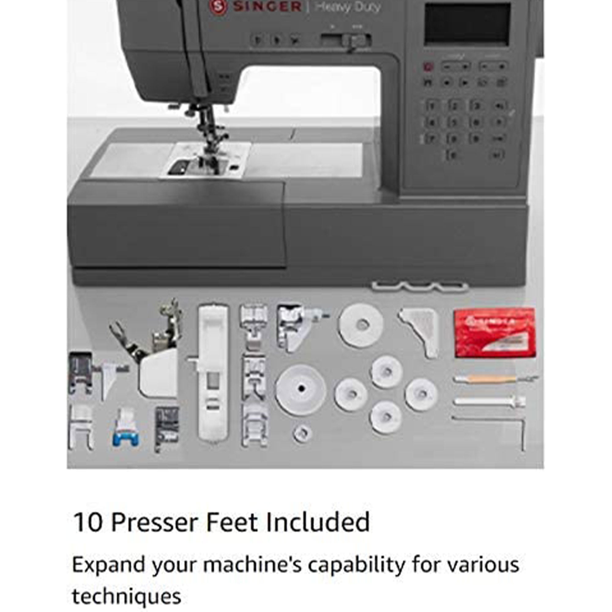 Singer HD6700C Heavy Duty 6700C Sewing Machine   Gray