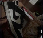 Size 7   Nike Dunk Low Black White