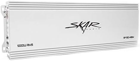 Skar Audio RP-1500.1DM Amplificador de subwoofer marino monobloque clase D de 1,500 vatios