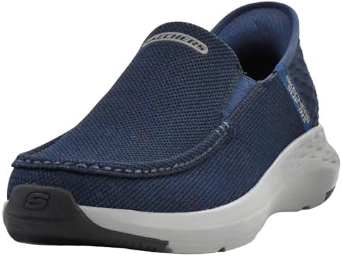 Skechers Men's Parson Ralven Slip-in Trainers, Navy Mesh, 8 UK