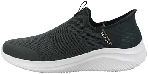 Color: Olive Size: 9.5 Skechers Mens Ultra Flex 3 0 Smooth Step Slip in Sneakers