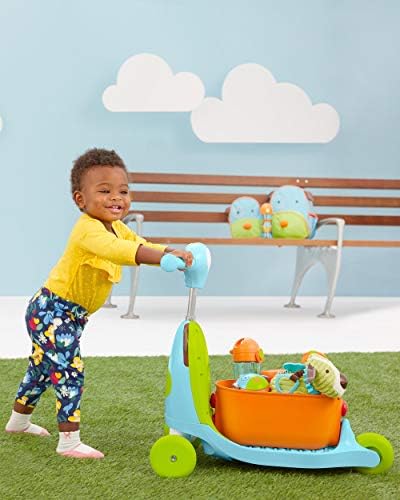 Skip Hop 3 in 1 Baby Activity Push Walker & Ride On Scooter Toy  Dog