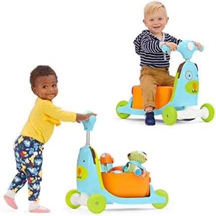 Skip Hop 3 in 1 Baby Activity Push Walker & Ride On Scooter Toy  Dog