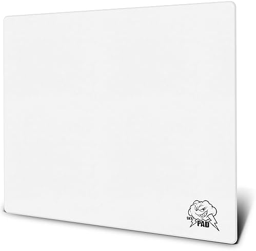 SkyPAD Glas 3 0 XL Gaming Mouse Pad with Cloud Logo   Professional Large Mouse Mat   400 x 500 mm   Black   Special Glass Surface with Improved Precision and Speed