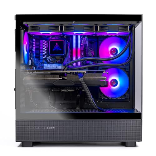 Skytech Azure Gaming PC Desktop  Ryzen 7 9700X 3 8 GHz  5 5GHz Turbo Boost   NVIDIA RTX 4060 8GB GDDR6  1TB SSD  16GB DDR5 RAM 6000  650W Gold PSU  360mm ARGB AIO  Wi Fi  Win 11 Home
