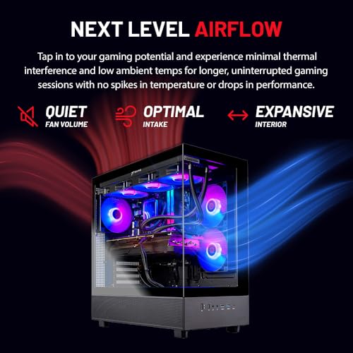 Skytech Azure Gaming PC Desktop  Ryzen 7 9700X 3 8 GHz  5 5GHz Turbo Boost   NVIDIA RTX 4060 8GB GDDR6  1TB SSD  16GB DDR5 RAM 6000  650W Gold PSU  360mm ARGB AIO  Wi Fi  Win 11 Home