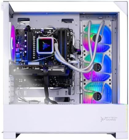 Skytech Gaming Archangel 5 Gaming PC  AMD Ryzen 7 7700X 4 5GHz  NVIDIA RTX 5070 12GB  1TB Gen4 NVMe SSD  32GB DDR5 RAM 6000  750W Gold PSU  360 ARGB AIO  Wi Fi  Win 11  Desktop