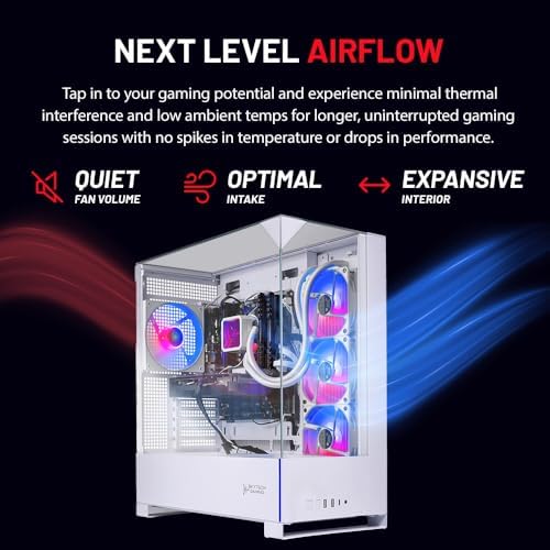 Skytech Gaming Archangel 5 Gaming PC  AMD Ryzen 7 7700X 4 5GHz  NVIDIA RTX 5070 12GB  1TB Gen4 NVMe SSD  32GB DDR5 RAM 6000  750W Gold PSU  360 ARGB AIO  Wi Fi  Win 11  Desktop