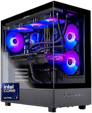 Skytech Gaming Azure 3 Gaming PC  AMD Ryzen 7 5700 3 7GHz  NVIDIA RTX 5060  1TB NVMe SSD  32GB DDR4 RAM 3200  650W Gold PSU  Wi Fi  Win 11  Desktop