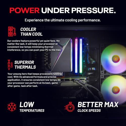 Skytech Gaming Azure 3 Gaming PC  AMD Ryzen 7 5700 3 7GHz  NVIDIA RTX 5060  1TB NVMe SSD  32GB DDR4 RAM 3200  650W Gold PSU  Wi Fi  Win 11  Desktop