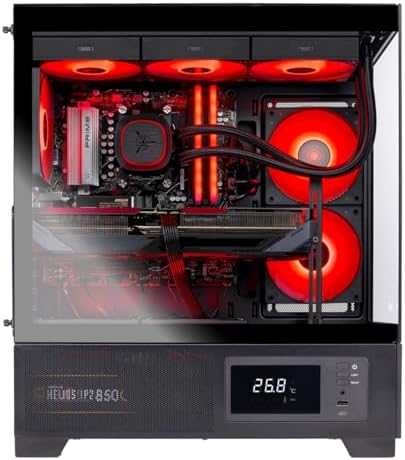 Skytech Gaming Azure 3 Plus Gaming PC  Intel i7 14700F 2 1GHz  NVIDIA RTX 5070 12GB  2TB Gen4 NVMe SSD  16GB DDR5 RAM 6000  850W Gold ATX 3 PSU  360 ARGB AIO  Wi Fi  Win 11  Desktop