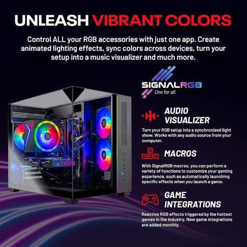 Skytech Gaming Crystal Gaming PC  AMD Ryzen 5 5500 3 6GHz  NVIDIA RTX 5060  1TB NVMe SSD  16GB DDR4 RAM 3200  650W Gold PSU  Wi Fi  Win 11  Gaming Desktop