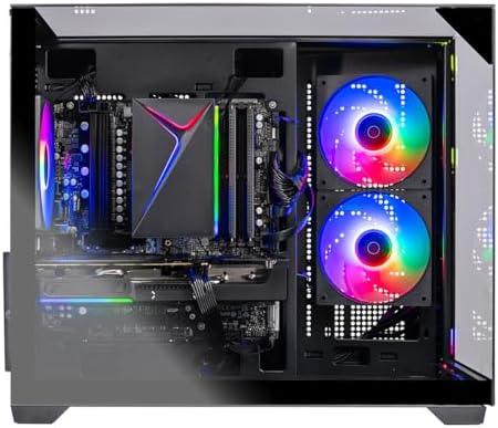 Skytech Gaming Crystal Desktop PC  Intel Ultra 5 245K 4 2 GHz  5 2 GHz Turbo   NVIDIA RTX 5060  1TB Gen4 NVMe SSD  32GB DDR5 RAM 5200 RGB  650W Gold PSU  Wi Fi  Win 11