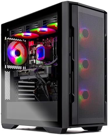 Skytech Gaming Rampage Gaming PC  AMD Ryzen 7 9700X 3 8GHz  NVIDIA RTX 5070 Ti 16GB  1TB Gen4 NVMe SSD  32GB DDR5 RAM 5600  850W Gold ATX 3 PSU  360 ARGB AIO  Wi Fi  Win 11  Desktop