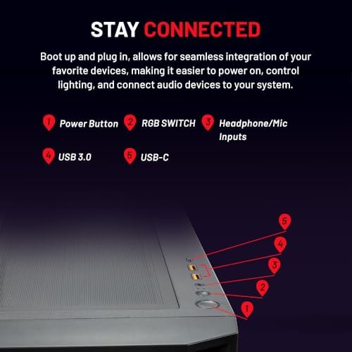 Skytech Gaming Rampage Gaming PC  AMD Ryzen 7 9700X 3 8GHz  NVIDIA RTX 5070 Ti 16GB  1TB Gen4 NVMe SSD  32GB DDR5 RAM 5600  850W Gold ATX 3 PSU  360 ARGB AIO  Wi Fi  Win 11  Desktop