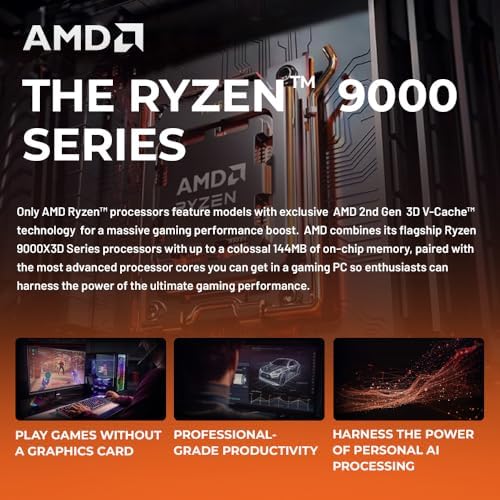 Skytech Gaming Rampage Gaming PC  AMD Ryzen 7 9700X 3 8GHz  NVIDIA RTX 5070 Ti 16GB  1TB Gen4 NVMe SSD  32GB DDR5 RAM 5600  850W Gold ATX 3 PSU  360 ARGB AIO  Wi Fi  Win 11  Desktop