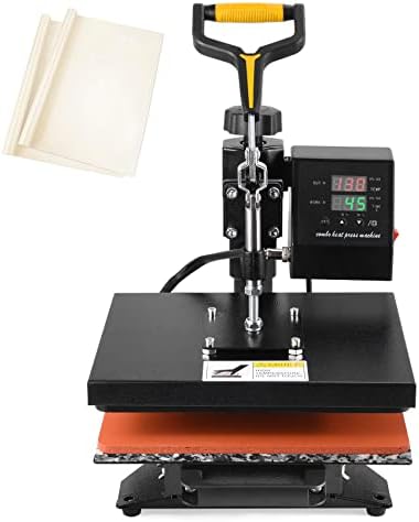 Slendor 5 in 1 Heat Press Machine 12x15 inch Sublimation Heat Press 360  Swing Away Heat Transfer Digital T Shirt Pressing with 30OZ 20OZ Tumbler Press  Multifunction Combo for Hat Cap Plate