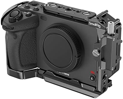 SmallRig Cage for Sony FX30 FX3 FX3A with Cable Clamp for HDMI  Classic Bright Black Surface  Included Cold Shoe and NATO Rail  Modular Design Compatible with Original XLR Handle