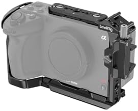 SmallRig Cage for Sony FX30 FX3 FX3A with Cable Clamp for HDMI  Classic Bright Black Surface  Included Cold Shoe and NATO Rail  Modular Design Compatible with Original XLR Handle