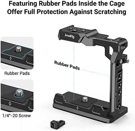 SmallRig Camera Half Cage for Sony Alpha 7 V/Alpha 7R V/Alpha 7 IV/Alpha 7S III/Alpha 1 / Alpha 7R IV   3639