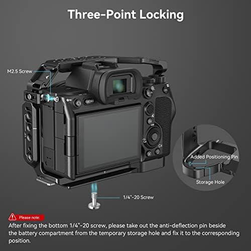SmallRig Full Camera Cage for Sony Alpha 7 V/Alpha 7R V/Alpha 7 IV/Alpha 7S III/Alpha 7R IV/Alpha 1 3667B