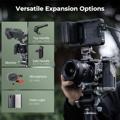 SmallRig Hawklock Quick Release Cage Kit for Sony Alpha 6700  with Multiple Mounting Interfaces and Built in Quick Release Plate for Arca Swiss Plate and NATO Rail  with Cable Clamp for HDMI   5060