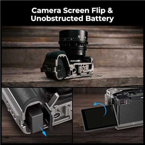 SmallRig Hawklock Quick Release Cage Kit for Sony Alpha 6700  with Multiple Mounting Interfaces and Built in Quick Release Plate for Arca Swiss Plate and NATO Rail  with Cable Clamp for HDMI   5060