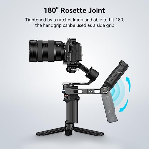 SmallRig Plastic Lightweight Adjustable Handle Sling Handgrip Only for DJI RS 4 Mini/RS 3 Mini Gimbal Handheld Stabilizer  with NATO Clamp and Cold Shoe Mount