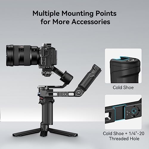 SmallRig Plastic Lightweight Adjustable Handle Sling Handgrip Only for DJI RS 4 Mini/RS 3 Mini Gimbal Handheld Stabilizer  with NATO Clamp and Cold Shoe Mount