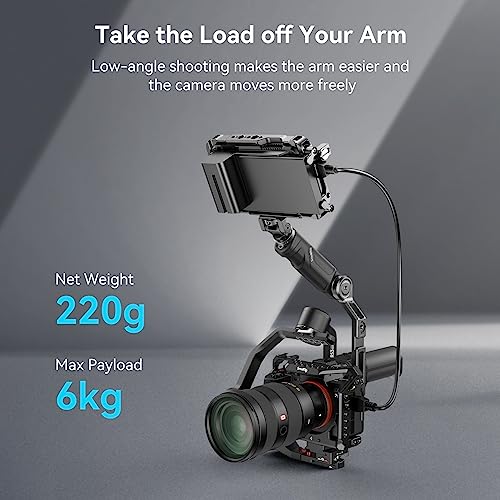 SmallRig Plastic Lightweight Adjustable Handle Sling Handgrip Only for DJI RS 4 Mini/RS 3 Mini Gimbal Handheld Stabilizer  with NATO Clamp and Cold Shoe Mount