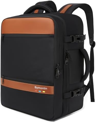 Smart Suitcase style Laptop Backpack  25L / 35L Practical Travel Bag for Work  Leisure & Flight  Luggage Style Commuter Pack  Black  25L 