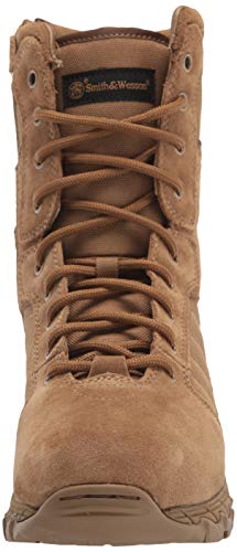 talla 10.5 - Smith & Wesson Calzado para hombre Breach 2.0 8" con cremallera lateral militar y bota táctica