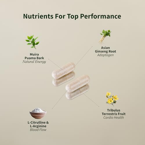 Suplementos de óxido nítrico de Snap Supplements, antes del entrenamiento, constructor muscular, arginina L, citrulina L, fórmula de 1500 mg, extracto de tribulus y ginseng Panax, fuerza y resistencia (90 cápsulas)
