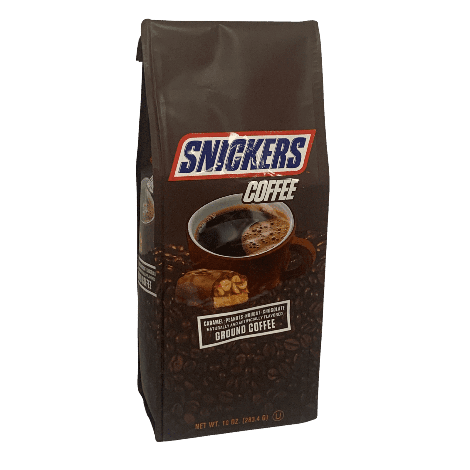 Snickers Café Molido con Sabor a Caramelo  Maní  Turrón y Chocolate   10 oz