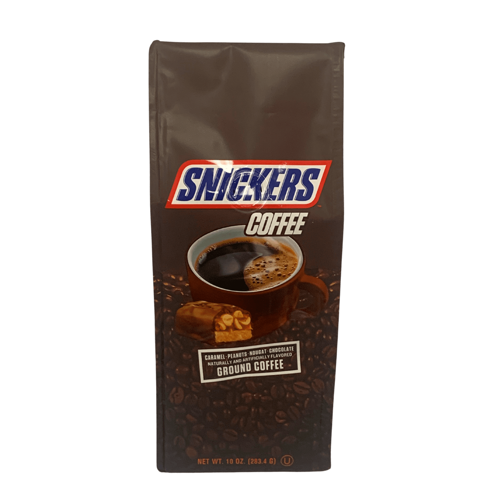 Snickers Café Molido con Sabor a Caramelo  Maní  Turrón y Chocolate   10 oz