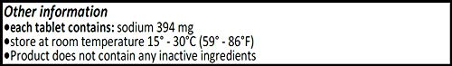 Sodium Chloride Tablets 1 gm  USP Normal Salt Tablets   300 Tablets  1 Pack of 300 Tablets  by CitraGen Pharmaceuticals  Inc 