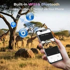 Solar Trail Camera WiFi 4K Wildlife 60MP Hunting Game Starlight Vision Dual Lens