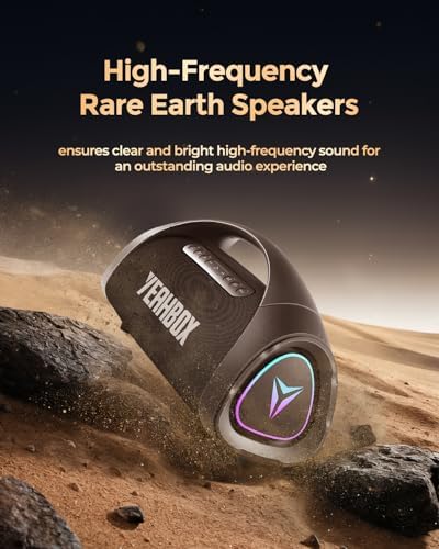 Sonic Boom MAX 300W Max Large Bluetooth Speaker Loud  Massive Bass  IPX66 Waterproof Party Portable Speaker with Subwoofer/EQ/Fast Charge  Outdoor Wireless Speakers