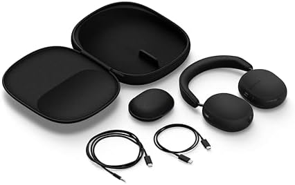 Sonos Ace   Noise Cancelling Wireless Over Ear Headphones with Bluetooth  30 Hour Battery Life  Spatial Audio  Dolby Atmos  Dynamic Head Tracking   Black