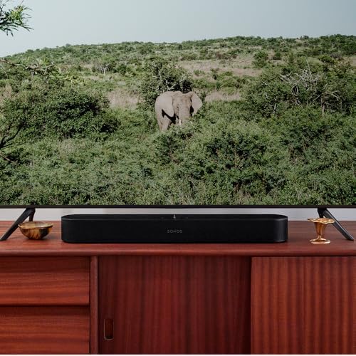Sonos Beam Gen 2   Black   Soundbar with Dolby Atmos