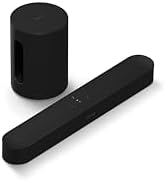 Sonos Beam Gen 2   Black   Soundbar with Dolby Atmos