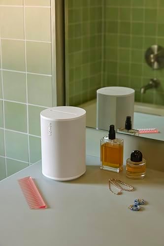 Sonos Era 100 SL   Compact  Microphone Free Speaker with WiFi  Bluetooth   White