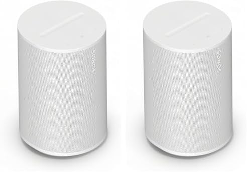 Sonos Era 100 SL   Compact  Microphone Free Speaker with WiFi  Bluetooth   White